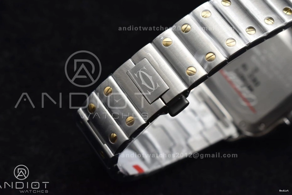 on YG SS SS White de Cartier Edition Dial 1096 MIYOTA SmartLinks BVF Bracelet YG Sporty V 1:1 9015 Santos Best 35mm 0705
